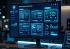 Five small beginner programming projects displayed as project cards on a laptop.