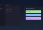 JavaScript basics with variables, data types and simple logic in a code editor.