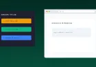 JavaScript running in the browser with code editor and web page preview.