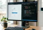 Login session concept with backend code and secure user state panel.