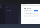 Beginner JavaScript to-do list project shown with code editor and web app preview.