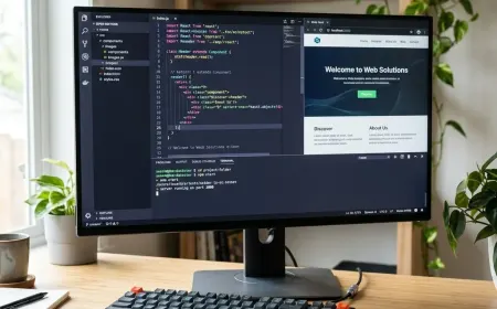Code editor screen showing split panes, syntax highlighting, and keyboard shortcut overlay.